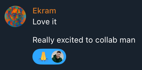 Testimonial from @ekrahm