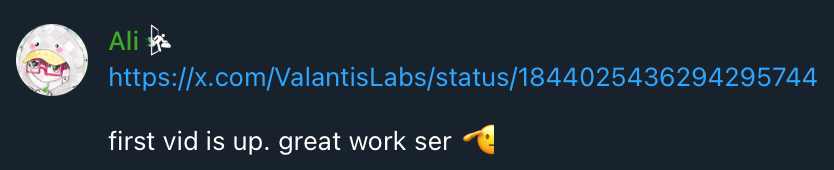 Testimonial from @0xaioli
